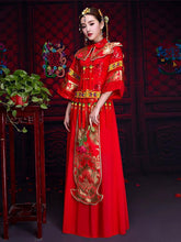 Summer Chiffon Embroidered Draping Lapel Xiuhe Suit Toast Suit Wedding Dress